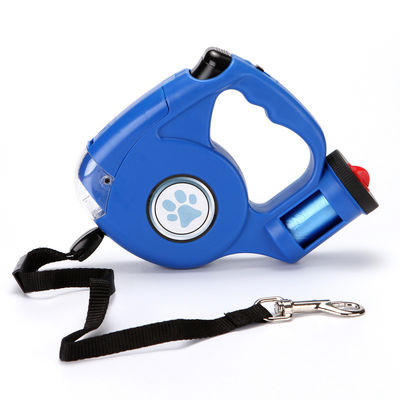 Buy Pet Leash LED Flashlight Retractable Design Garbage Universal Cleaning poop bag online manufacture