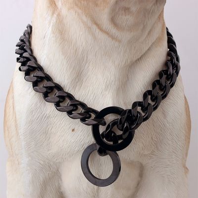 Buy Dogs Luxury Stainless Steel Gold Crystal Diamond Chain Dog Collar All Season Pet Dogs online manufacture