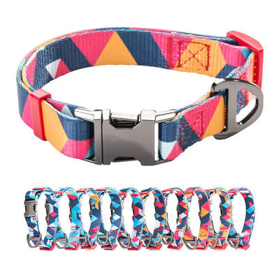 Buy Waterproof Training Designer Dog Pet Collars Print Pattern Bulk Retractable Para Perros online manufacture