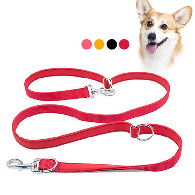 Buy Outdoor Running Personalized Nylon Multifunctional Pet Dog Leash with One Drag Two Double-Headed Dog Rope Durable and Versatile online manufacture