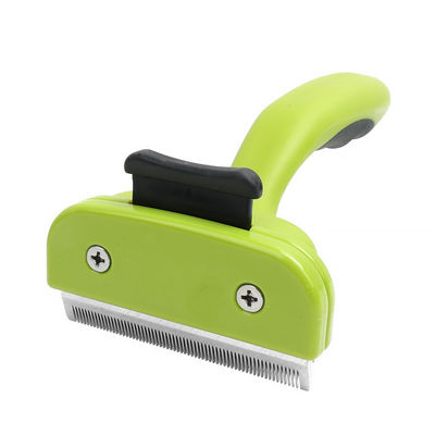 buy Green Dog Deshedding Tool Sustainable Self Cleaning Cat Brush online manufacture