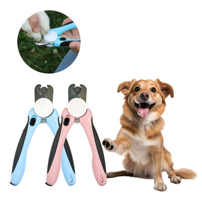 Buy Pink Blue Cat Claw Trimmer Portable Professional Cat Nail Clippers online manufacture