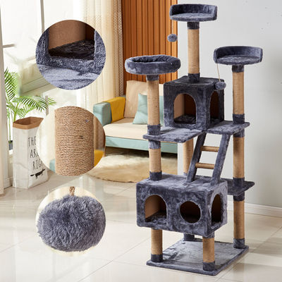 buy Cat Tree Scratch Post As Photo or Customized Toys Type Interactive Toys Faux Fur Rope online manufacture