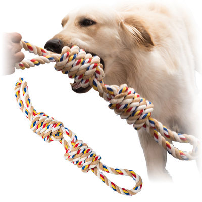 Buy Dog Toy  Pet Cotton Rope Toy Tough Rope  Mixed Color Fun and Durable for Active Pets online manufacture