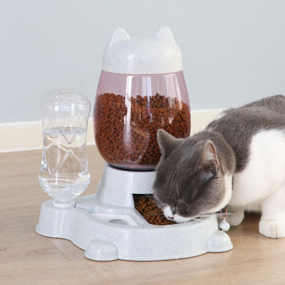 Buy Pet Feeder and Water Dispenser 2 In 1 0.5kg Capacity Easy Cleaning Method with Clean Water online manufacture