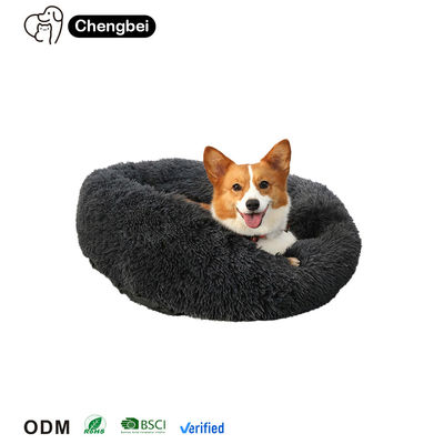 Buy Cat Bed Multiple Colour Waterproof Washable Soft Comfortable Custom RoundFluffy online manufacture