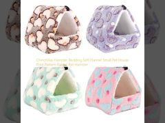 Chinchillas Hamster Bedding Soft Flannel Small Pet House Print Pattern Rabbit Rat Hamster