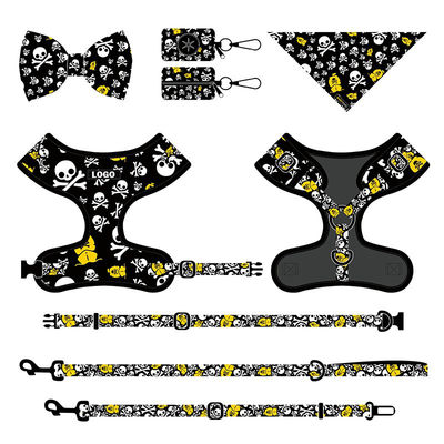 Nylon Dog Collars And Leashes Harness Collar And Lead Set Polyester Nylon