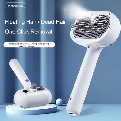 Pet Steam Brush Cleaning Hair Massage Brush Self Cat Clean Dog Spray Hair Removal Comb