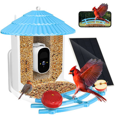 IP66 Waterproof 4MP Smart Bird Feeder 2.5L Wildlife Smart Bird Camera