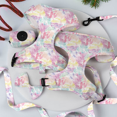 Neoprene Breathable Dog Walking Kit Flora Puppy Leashes Harnesses