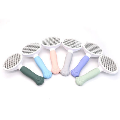 Grooming Pet Comb Brush Cat Paw Pet  Hair Remover Stainless Steel Brushes Dog Cats