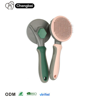 Portable Pet Hair Remover Brush Self Cleaning Slicker Comb Reusable Hair Cleaning