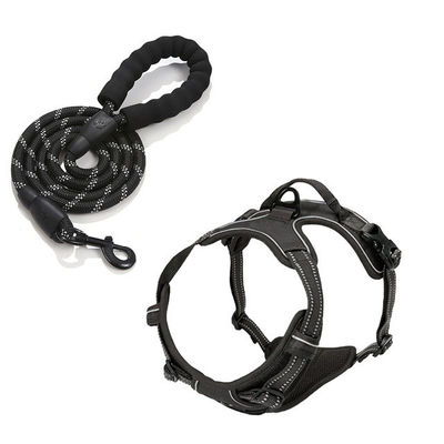 Durable Oxford Waterproof Harness Reflective Leash Bandana Outdoor Safety Custom Dog Adventure Kit
