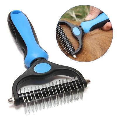 Pet Grooming Stainless  Steel Brush 17 9cm Double Side Comb Dogs Sustainable Household