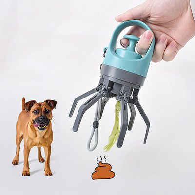 OEM ODM Dog Pooper Scooper Sustainable Plastic Blue Dog Poop Cleaner