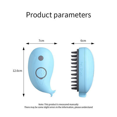 Blue Pet Hair Remover Brush for Dogs Cats Hand Wash Durable
