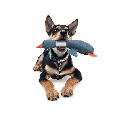 Dog Toy Pet Puppy Chew Plush Squeaky Wild Goose  Teddy Puppy Keep Your Dog Active
