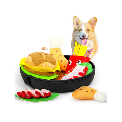 Upgrade Your Pet's Playtime with 2022 Dog Breakfast Toy Interactive Plush Hide Seek Tooth Cleaning Dog IQ Intelligent Toy