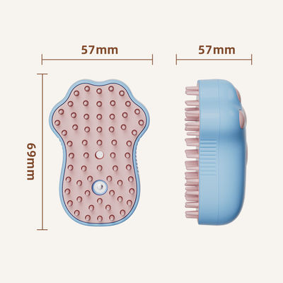 Custom Logo 0.2 Pounds Pet Hair Remover Grooming Brush with White Box Packaging for All Season Use