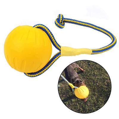 Pet Toy Ball  Multi-color Customizable Eva Rope for Dogs Chew Training Solid Elastic