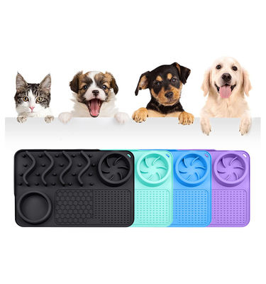 Slow Feeder Dog Lick Mat 304*204*42/430*288*42mm Cats Dogs Small Animals Custom Design