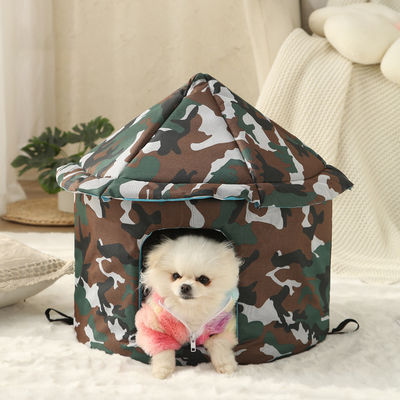 Pet Bed Foldable Oxford Cloth Dog House Waterproof  Small Animals in Outdoor and Indoor