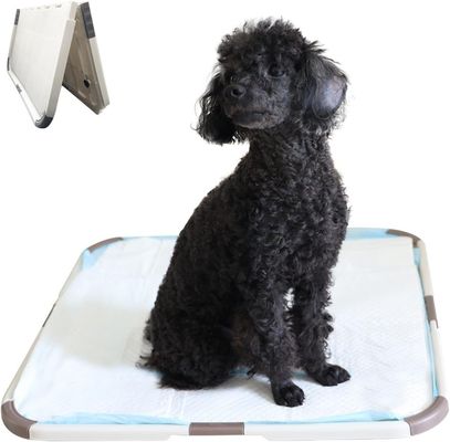 Dog Pee Pad Foldable Potty Training  Holder Portable Silicone Tray For Puppy Training